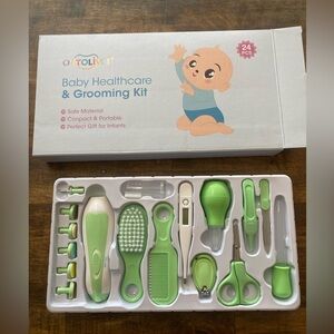 Baby Healthcare and Grooming Kit, 24 in 1 Baby Electric Nail Trimmer Set Newborn